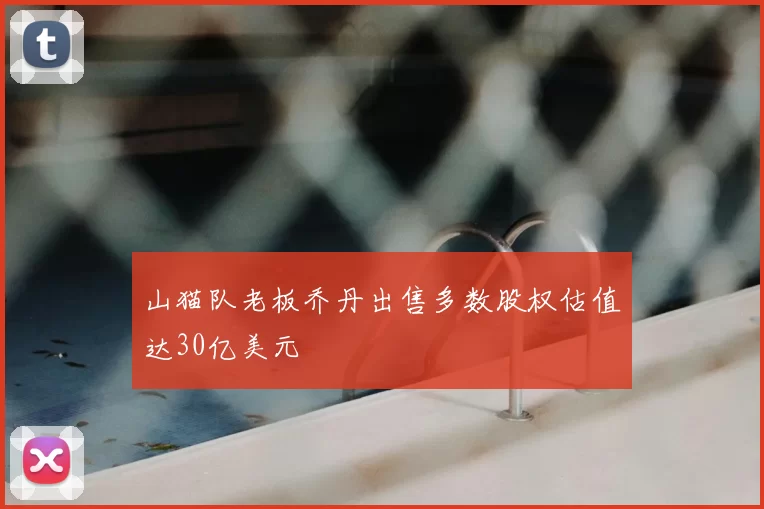 山猫队老板乔丹出售多数股权估值达30亿美元