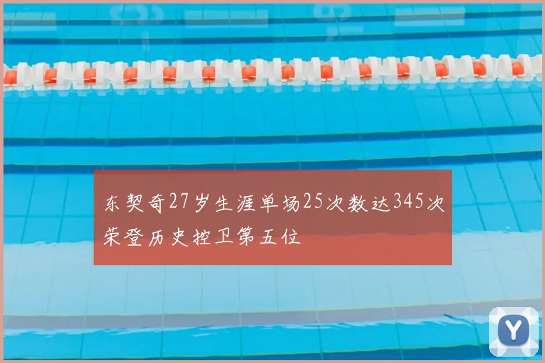 东契奇27岁生涯单场25次数达345次荣登历史控卫第五位