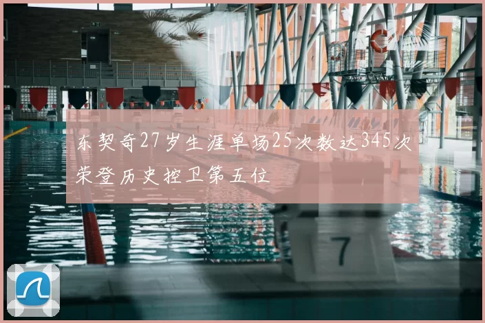 东契奇27岁生涯单场25次数达345次荣登历史控卫第五位