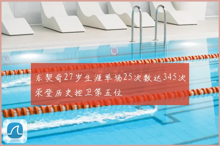 东契奇27岁生涯单场25次数达345次荣登历史控卫第五位