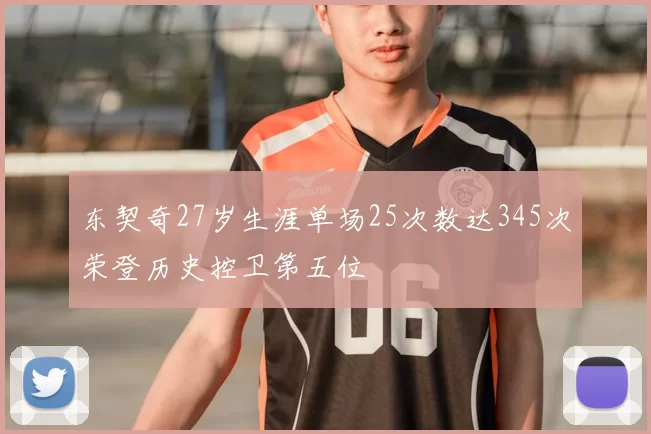 东契奇27岁生涯单场25次数达345次荣登历史控卫第五位