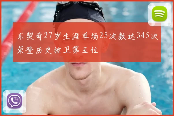 东契奇27岁生涯单场25次数达345次荣登历史控卫第五位